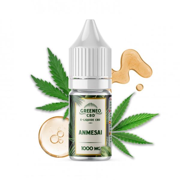 Image principale E-liquide CBD Anmesai 1000 mg - Greeneo 10ML | Saveur Amnesia