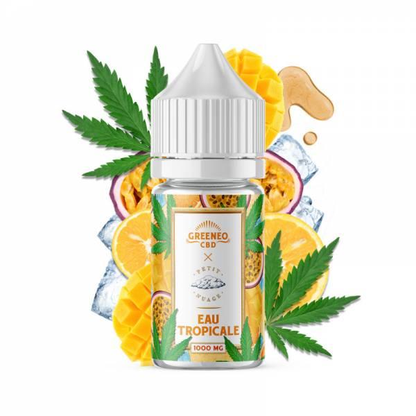 Image principale E-liquide CBD L'Eau Tropicale 30ML - Greeneo 1000 mg | Saveur Tropicale Exotique